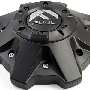 Fuel Offroad 20 inch Black Silver Screw-On Wheel Center Cap-0