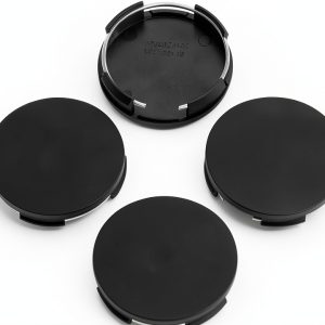 KitsPro Wheel Center Caps ABS Matte Black-0