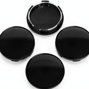KitsPro Wheel Center Caps ABS Gloss Black-0